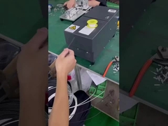 एफटीटीएच फ्लैट ड्रॉप केबल पैच कॉर्ड स्वचालित काटने और स्ट्रिपिंग मशीन