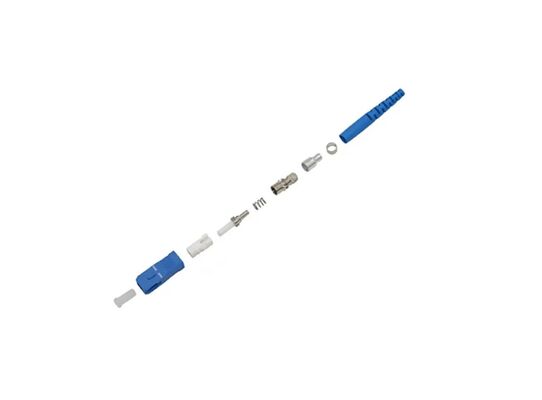 गुणवत्ता  Fiber Patch Cord Connectors simplex SC PC fiber optic connectors designed for FTTH 2.0mm and 3.0mm cables with and durable materials कारखाना