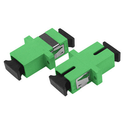 गुणवत्ता  SC Type Flange Fiber Optic Adapters Simplex APC Low Insertion Loss कारखाना