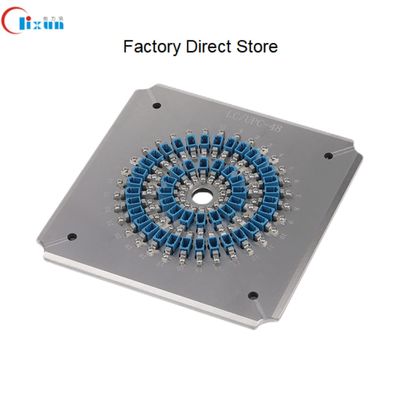 LC UPC Polishing Fixture with 1.5kg Weight 174mmx174mmx5.1mm Dimensions and 1 Year Warranty for Fiber Optic Polishing