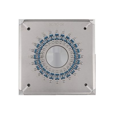 174*174*26mm Fiber Optic Polishing Fixture with 1.5 kgs Weight and Insertion Loss ≤0.20dB for SC UPC Connectors