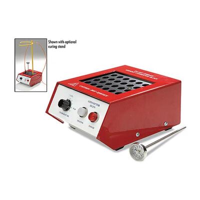 CLX-D02 ऑप्टिकल फाइबर इपॉक्सी क्यूरिंग ओवन 20-300 °C तापमान रेंज और 1 °C परिशुद्धता के साथ 100 सिरेमिक फेरुल्स के लिए