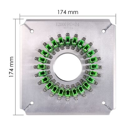 स्टेनलेस स्टील S136 निर्माण के साथ FTTH उपयोग के लिए पोर्ट ऑप्टिकल फाइबर पॉलिशिंग फिक्स्चर