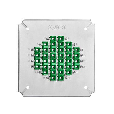 36 पोजीशन फाइबर ऑप्टिक पॉलिशिंग Jig के साथ कठोर स्टेनलेस स्टील S2316 के लिए APC वापसी हानि ≥60dB