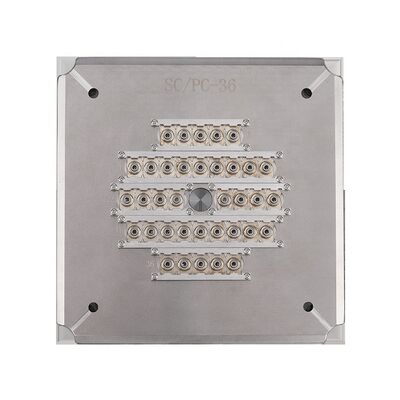 36 पोजीशन स्टेनलेस स्टील उच्च दक्षता एफसी यूपीसी फाइबर कनेक्टर पॉलिशिंग जिग के लिए पॉलिशिंग फिक्स्चर