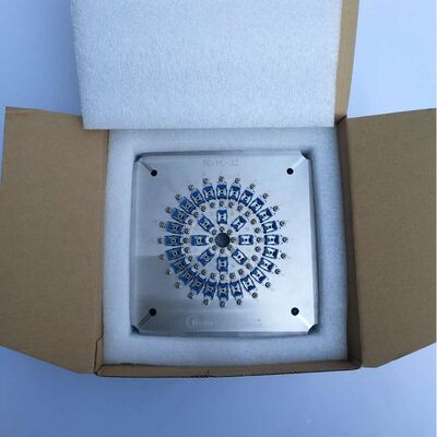 32 छेद कनेक्टर SC/UPC कठोर स्टेनलेस स्टील S136 फाइबर ऑप्टिक पॉलिशिंग जिग के साथ पॉलिशिंग फिक्स्चर