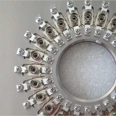 उच्च दक्षता और सम्मिलन हानि के लिए कठोर स्टेनलेस स्टील S136 के साथ फाइबर ऑप्टिक 24/32 कनेक्टर पॉलिशिंग फिक्स्चर ≤0.20dB