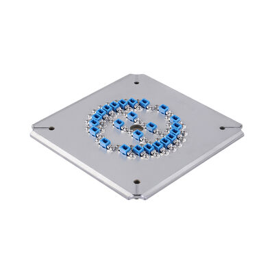 उच्च गुणवत्ता वाले अंत-तले की चमक के लिए स्टेनलेस स्टील S136 के साथ 24-स्थिति LC APC पॉलिशिंग फिक्स्चर