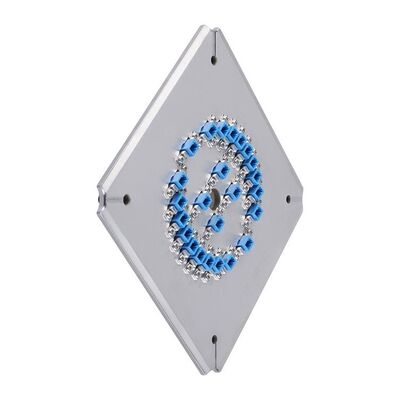 उच्च गुणवत्ता वाले अंत-तले की चमक के लिए स्टेनलेस स्टील S136 के साथ 24-स्थिति LC APC पॉलिशिंग फिक्स्चर