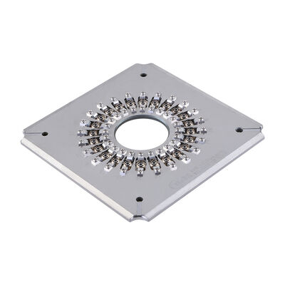 उच्च दक्षता कनेक्टर पॉलिशिंग के लिए हार्डेड स्टेनलेस स्टील S136 के साथ पोर्ट एफसी यूपीसी फाइबर ऑप्टिक पॉलिशिंग जिग