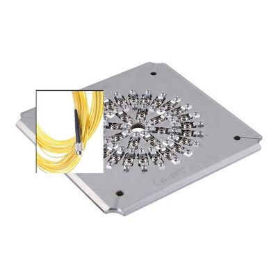 कठोर स्टेनलेस स्टील S136 32 कोर कनेक्टर पॉलिशिंग फिक्स्चर उच्च गुणवत्ता वाले पॉलिश किए गए अंत चेहरे के लिए